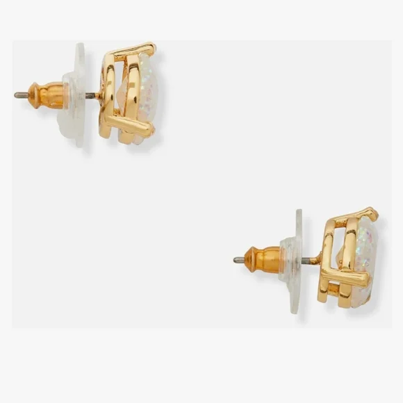 Kate Spade Glitter Round Opaque Earrings - Picture 2 of 3